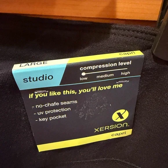 Brand new Women’s large black and Purple Leggings - Picture 4 of 6